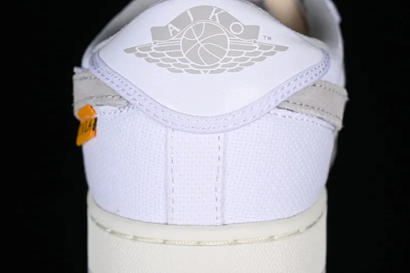 All categories Air Jordan Jordan series basketball shoes Air Jordan 1 Low Y version Uion LA x Air Jordan AJ1 KO Low joint white and gray low-top retro basketball shoes DO8912-101